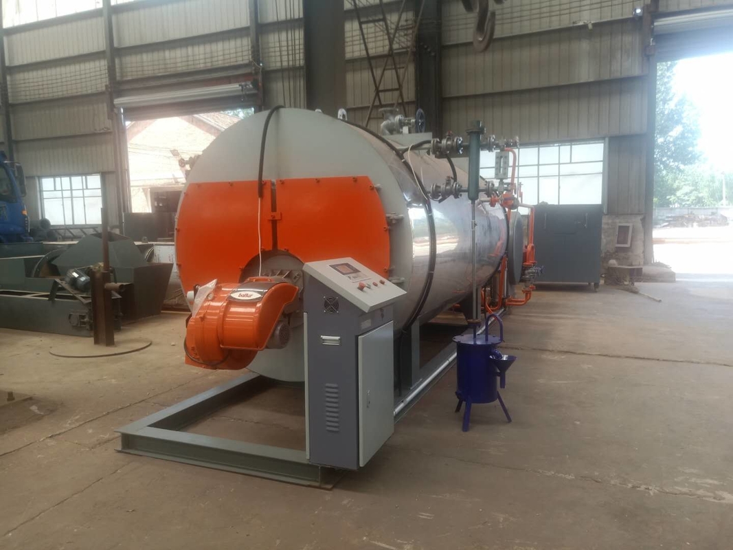 WNS 10t/H 0.7Mpa 1.0Mpa 1.2Mpa  Oil Gas Fired Fire Tube Steam Boiler For Chemical Industry