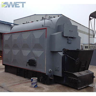 DZH Solid Fuel Fired Steam Boiler 1 Ton Industrial Coal Biomass Wood Pellet Chip Firewood